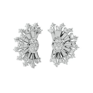 Harper Round Diamond Stud Earrings